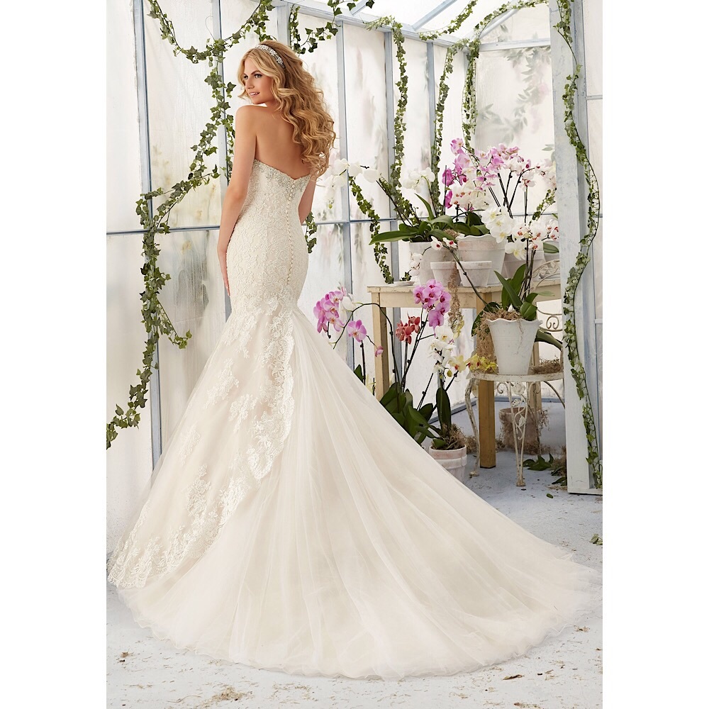 NEW! Mori Lee 2804 Ivory Wedding Gown - Picture 2 of 4